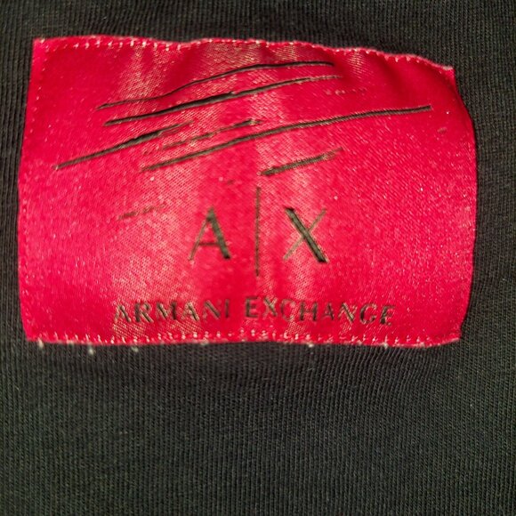 A | X Armani Exchange Black Tshirt Armani Sustainability Project A/X - Size M - Picture 4 of 6